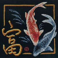 Набор для вышивания крестом "Богатство", 22,5 см х 22 см артикул 8818c.